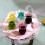 Mini resin vase for miniature flowers, handheld design 7