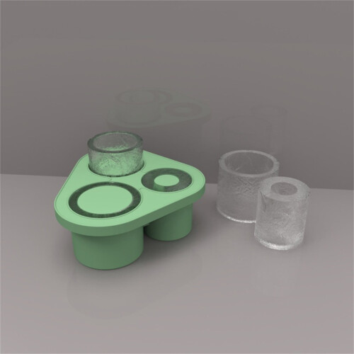Silicone Ice Cube Tray for Tumbler with Lid, 1 Pack 2