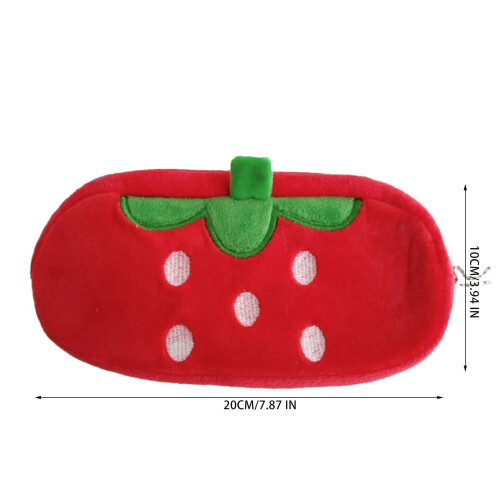 Stationery Bag Fruit Print Soft Plush 1 Pack 2