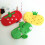 Stationery Bag Fruit Print Soft Plush 1 Pack 4