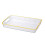 Serving Tray with Handles Transparent 12x8 inch 1