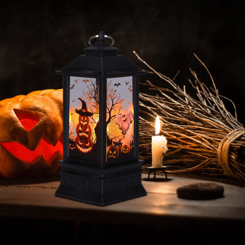 LED Vintage Lantern Halloween Decoration 1 Piece