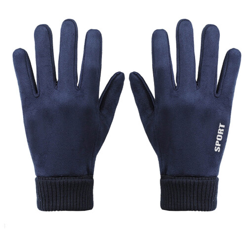 Giyblacko Winter Gloves Touchscreen Thermal Blue