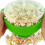Popcorn Microwave Silicone Foldable Kitchen Easy Tools DIY Popcorn Bucket Bowl Maker with Lid,Green 6