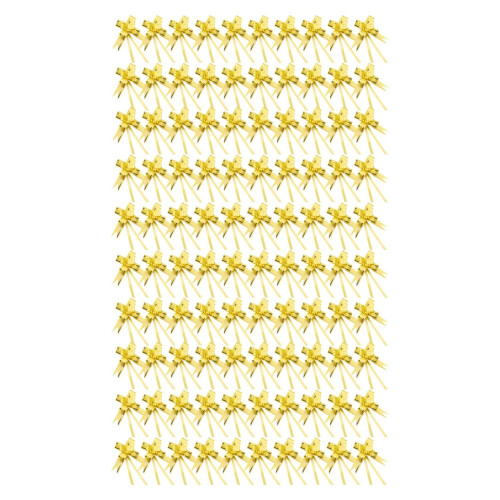Christmas ornament pull bow ribbons 100 pcs 1