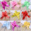 Christmas ornament pull bow ribbons 100 pcs 8
