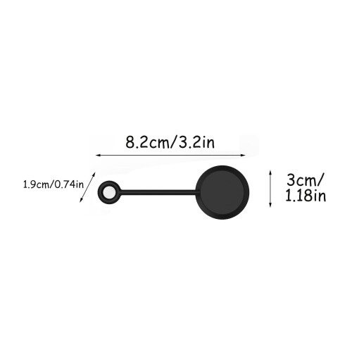 Silicone Straw Cover Hat Shape 1 Piece 2