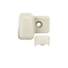 Fibbia di Fissaggio per Visiera Parasole laterale Auto per R55 R56 R60 Fibbia 51169812837 Beige Posteriore