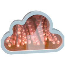 Lampada Tulipano Nuvola, Luce Notturna Tulipano DIY, Luce Notturna Specchio Tulipano Nuvola, Luci da Tavolo LED Tulipano, Lampada da Tavolo Rosa