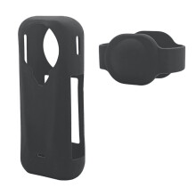 Silicone Protective Case for X4 Air with Lens Cap Shockproof Protective Sleeve Camera Protective Cover Black