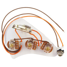 New HSS Electric Guitar Standard Wiring Kit DIY Upgrade for ST/SQ HSS Electric Guitar, with 1 Volume/2 Tone 5-Speed Mech
