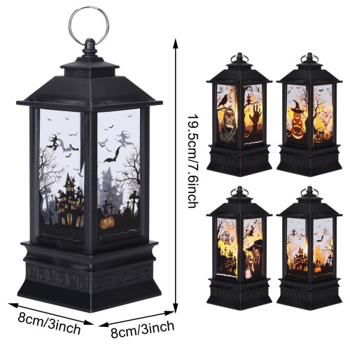 LED Vintage Lantern Halloween Decoration 1 Piece 2