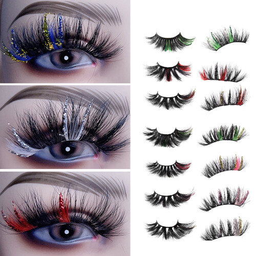 Christmas Eyelashes Natural 3D 25mm 1 Pair 2