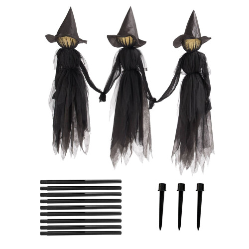 Halloweendekoration Häxfigur Inomhus Utomhus1 st 1