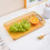 Serving Tray with Handles Transparent 12x8 inch 8