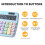 Mechanical Switch Calculator 12-Digit LCD Large Buttons 8