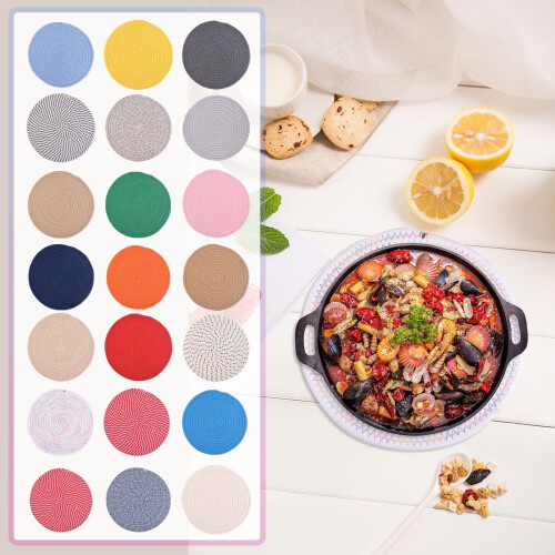 HKUKY woven table mats for kitchen and dining use 2
