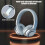 X3 Active Noise Cancelling Over-Ear Headphones Silver 7