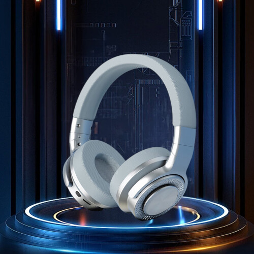 X3 Active Noise Cancelling Over-Ear Headphones Silver 1