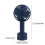 Mini ventilateur portable rechargeable par USB, 3 vitesses 3