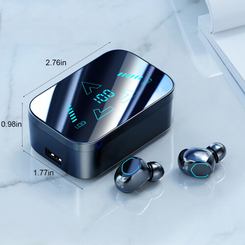 Fankiway True Wireless Ohrhörer Bluetooth 5.3 mit LED 2