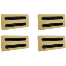 4X Hydrofoil Rail Box Ride Engine Foil Mount Track Box Pvc Foam Hydrofoil Box(Black)