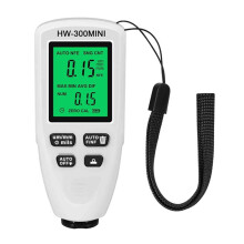 HW-300MINI Coating Thickness Gauge 0-2000UM Measuring Paint Tools Portable Car Coating Thickness Measurer White