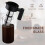 Cold Brew Coffee Maker, 40 Oz Iced Coffee Pitcher with Mesh Filter, Glass Ice Coffee Making Jug for Fridge Black 2