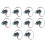 Digital Voltmeter Heads 0.36inch LED Digital Voltmeter  0-30.0V Motorcycle Voltmeter Three-Wire 2