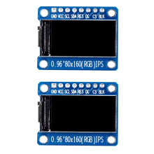 2X IPS RGB Display 0.96 Inch 7P SPI HD 65K Full Color LCD Module ST7735 Drive IC 80X160 (Not OLED)
