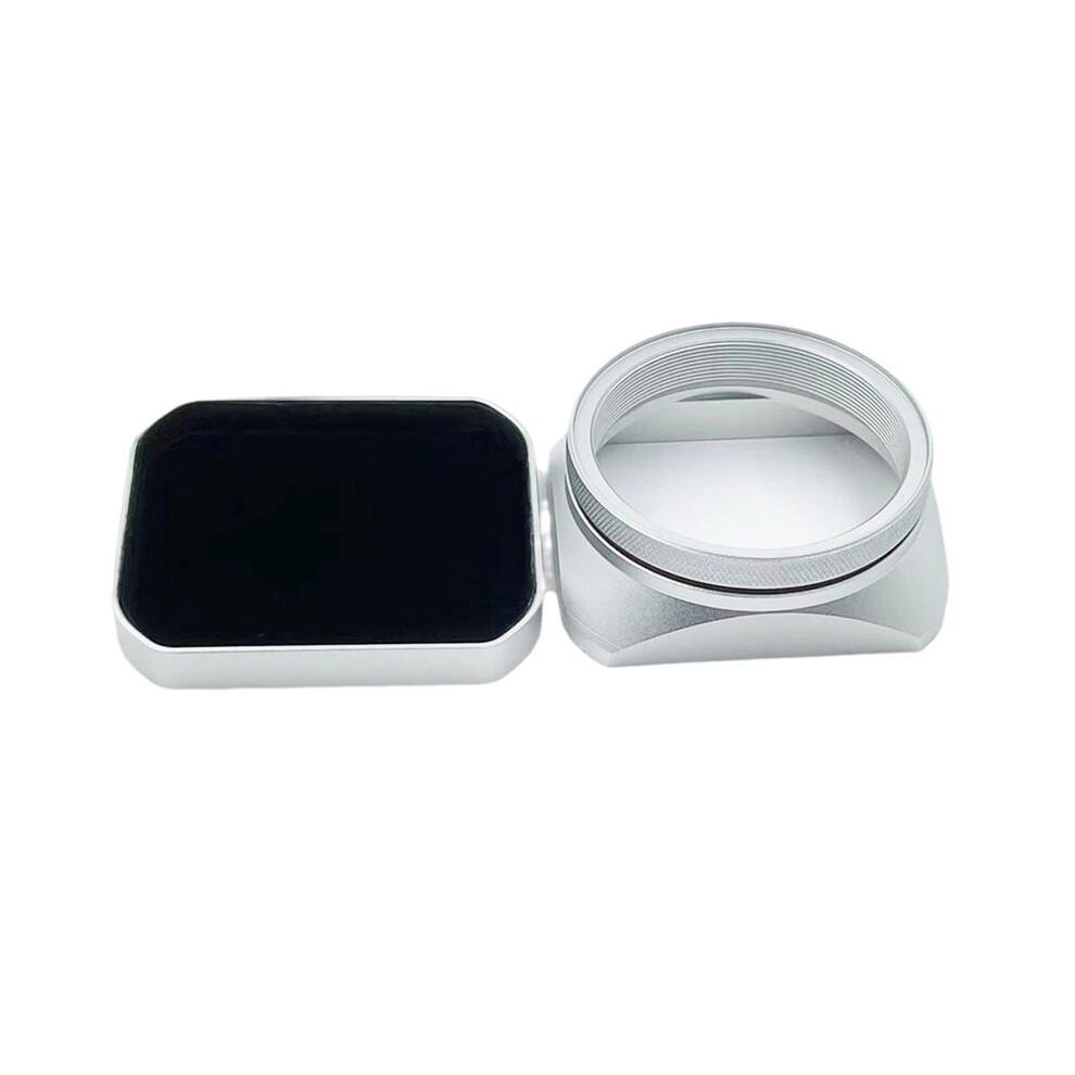 Metal Square Lens Hood For X100v X100vi X100f X100s Camera With Lens Cap Black 4762678364964