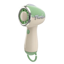 (Green) Mini Cooling Electric Fan Portable Super Powerful Wind Electric Fan Silent Turbine High-speed Home Handheld Type-C Charge Fan