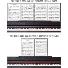 4X PTNOKA Sheet Music Folders Music Stand Accessories Music Binder 4 Pages Expand Spiral-Bound 40 Pockets