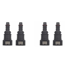 2X 9.89 ID8 Curved Fuel Quick Connector, Urea Tube Fastener Pipe Fittings Gas Filter Fitting Fuel Quick Connector