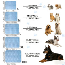 (M: 50x70cm) Pet Cooling Pad - Ultra-soft Sweat-wicking Surface | Instant Cooling For All-day Comfort | Keep Your Pet Cool All Summer Long! - F
