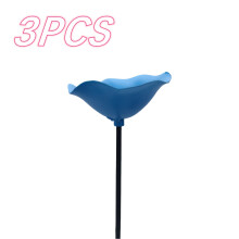 (3PCS Blue) [Metal Butterfly Feeders] 3 Pieces Metal Butterfly Bee Feeders | Vibrant Garden Art, Durable Outdoor Decoration, Perfect Gift For