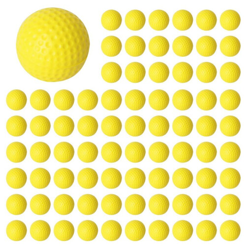200pcs Yellow Soft Elastic Indoor Practice PU