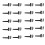 20X Door and Window Handle Lock Casement Window Lock Wheel Handle Black 1