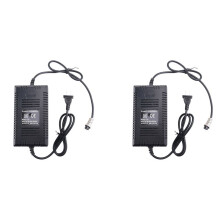 2X Electric E Scooter Bike Battery Charger 36 Volt 36V Female 1.8A for Electric Scooter Beach Car Us Plug