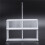 20X 2 in 1 White 24 Pieces Microscope Slides Staining Rack Dish Set 6