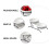 Cake Stand Ceramic and Wrought Iron Multipurpose Rack 6