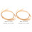 Bamboo woven strips for crafts 2 bundles 3