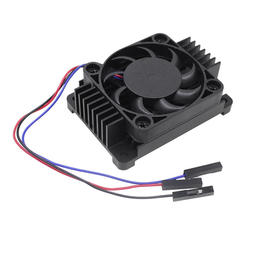 For Raspberry Pi Cm4 Aluminum Alloy Cnc Extreme Heat Sink Cooling Fan Compute Module 4 Pwm Speed Control Fan Heatsink 4714226191973