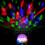 Ampoule LED RGB E27 3W rotative pour projecteur de scène 4
