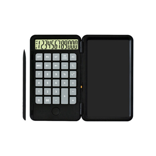 Calculadora solar com bloco de notas e visor de 12 dígitos 1