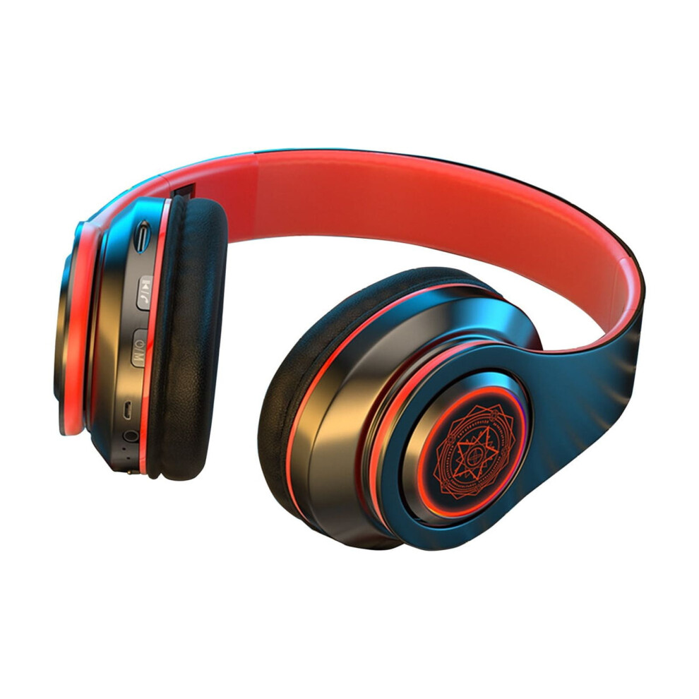 Wireless Bluetooth 5.1 Over-Ear Headphones Hifi Noise Light 9336866922196