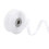 Decorative Polyester Ribbon Heart Design White 1 Roll 2