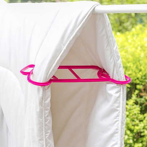 Quilt Clip Plastic Windproof Anti-skid 2 pcs Rose Red 1