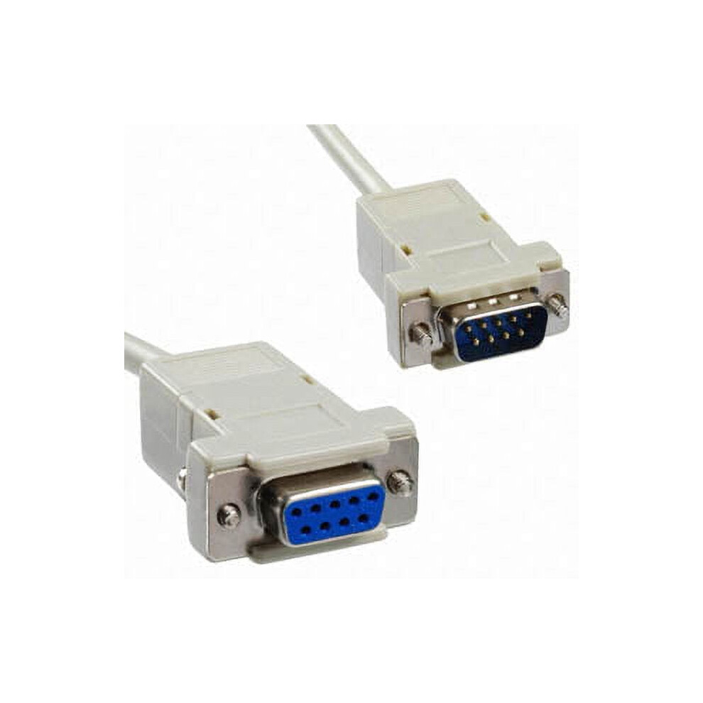 Serial Cable Db9 Male To Female 15 Ft Straight 917087685801
