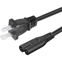 UL Listed Power Cord for TCL Roku TV 8.2 ft 2-Prong